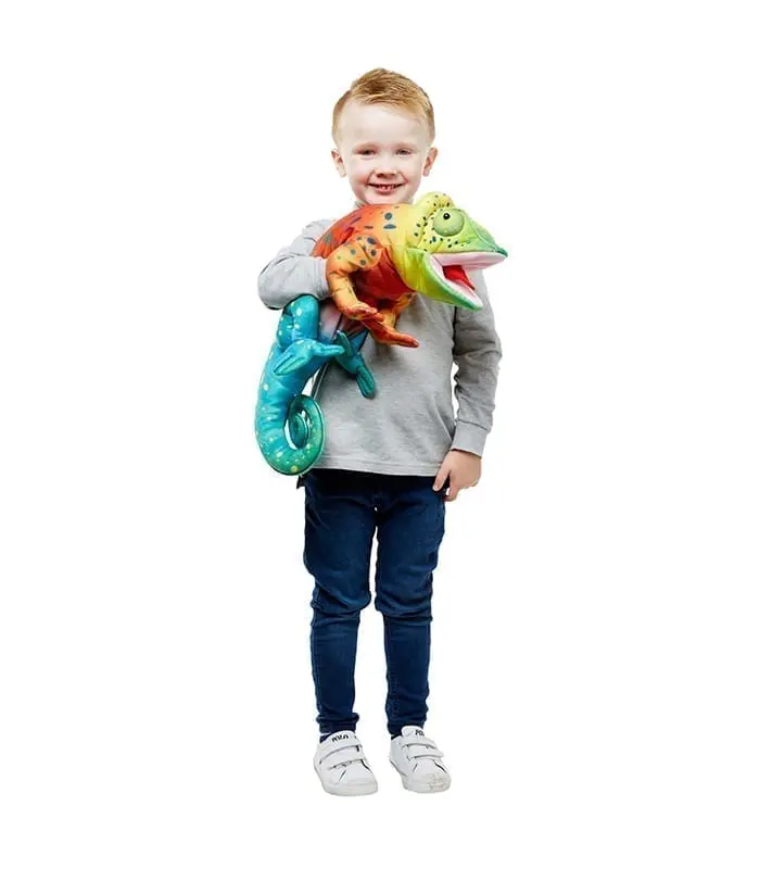 בובת כפפה גדולה – זיקית